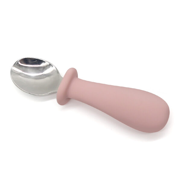 NURSIMOM CUCHARA DE ACERO CON MANGO DE SILICONA